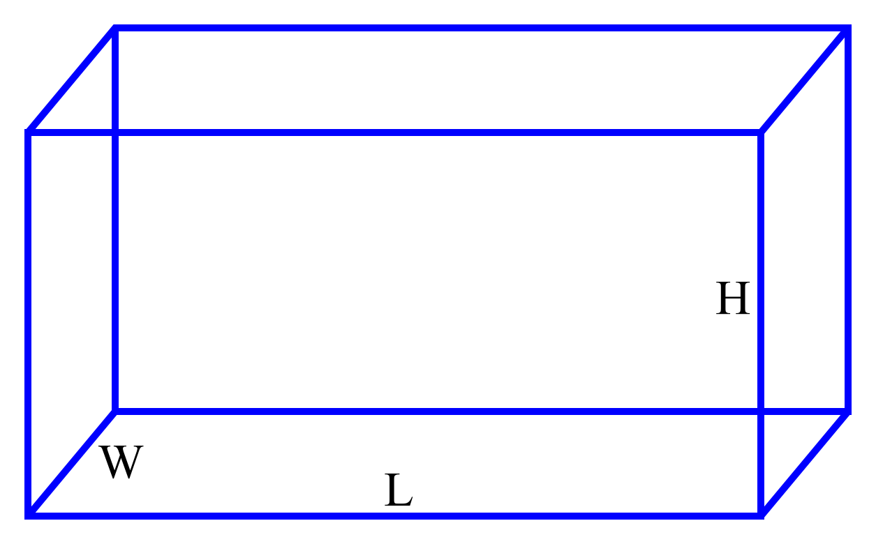 চিত্র একটি আয়তাকার ঘনবস্তু